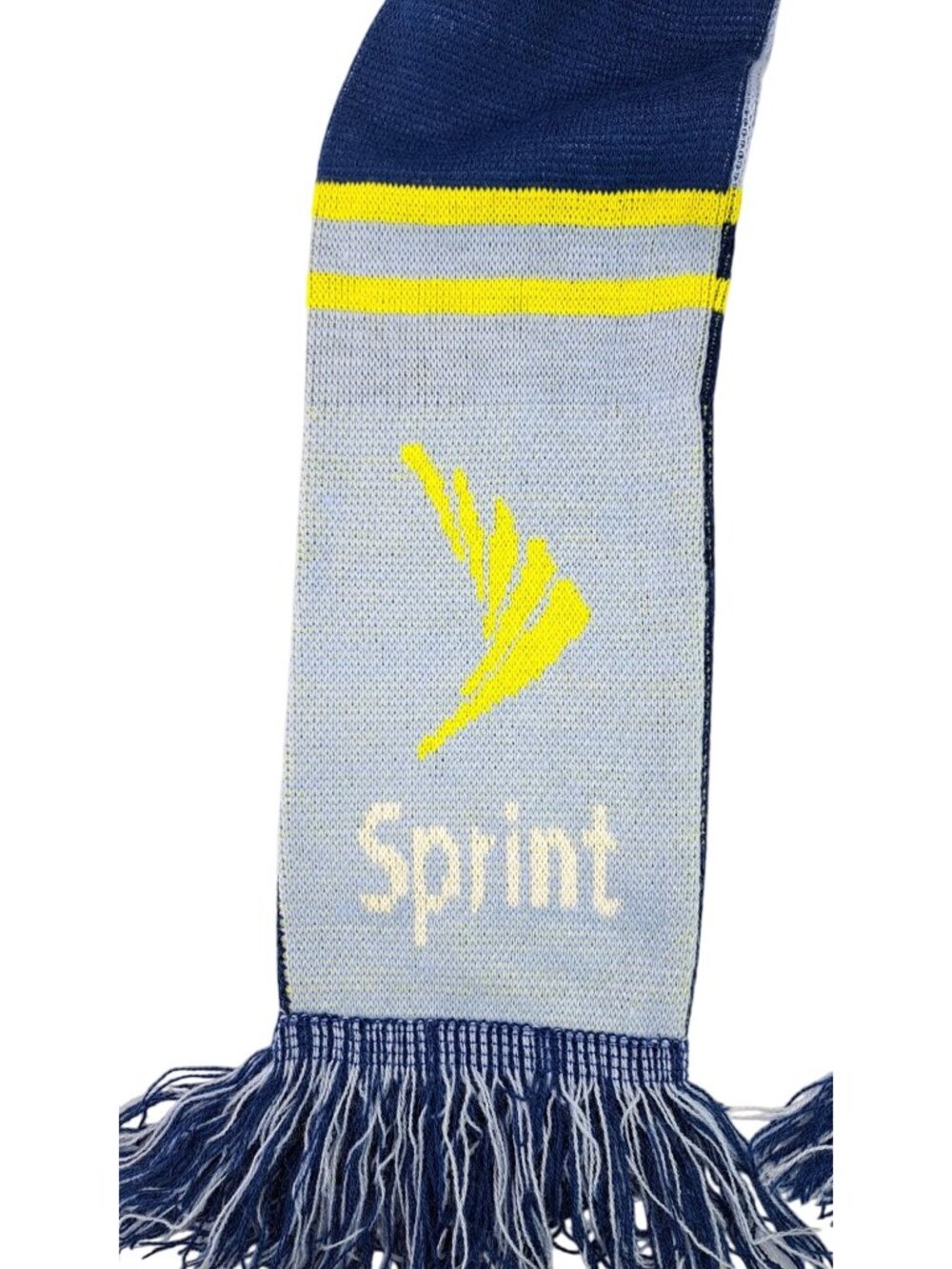 Sporting Kansas City Scarf Blue Yellow Limited Edition Sprint Logo Soccer MLS - Picture 9 of 11